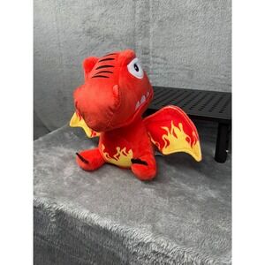 Tigerhead Crackin Eggs Lava Flow "Flame" Interactive Dragon Plushie